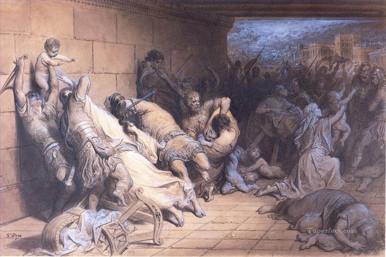 The Martyrdom of the Holy Innocents Gustave Dore Oil Paintings